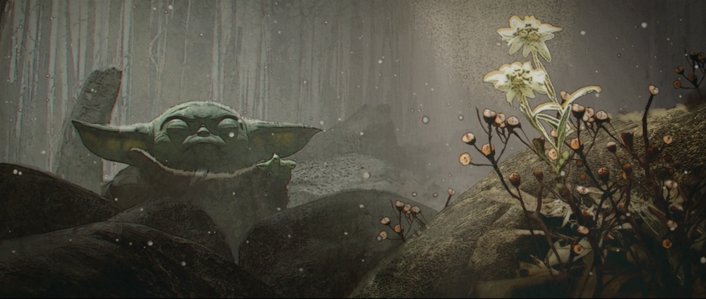 Grogu and the force Gorgu e la forza - The Mandalorian, Disney+